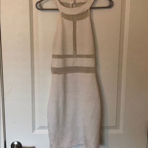 White mesh dress